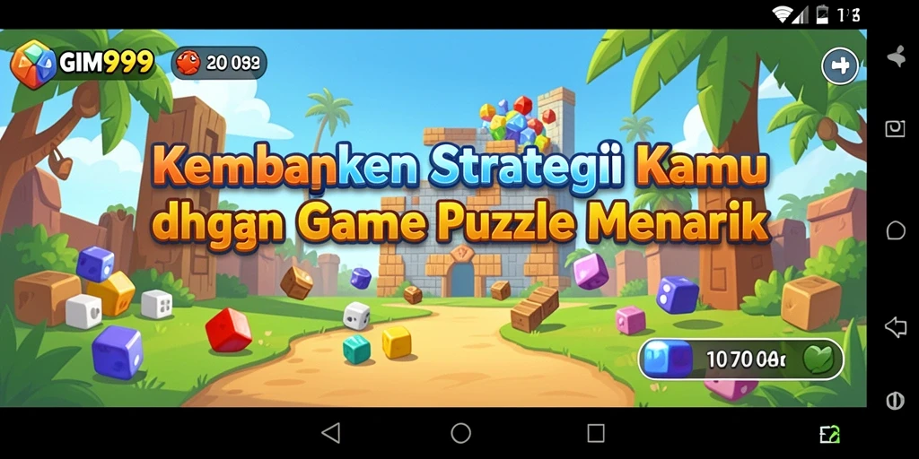 Tampilan gameplay GIM999 yang seru dan penuh warna.