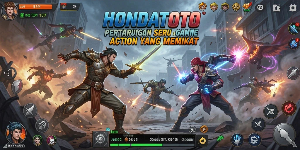 Tampilan gameplay HONDATOTO yang seru dan menegangkan.