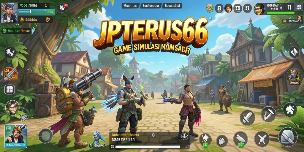 Tampilan gameplay menarik dari JPTERUS66 yang memukau pemain.
