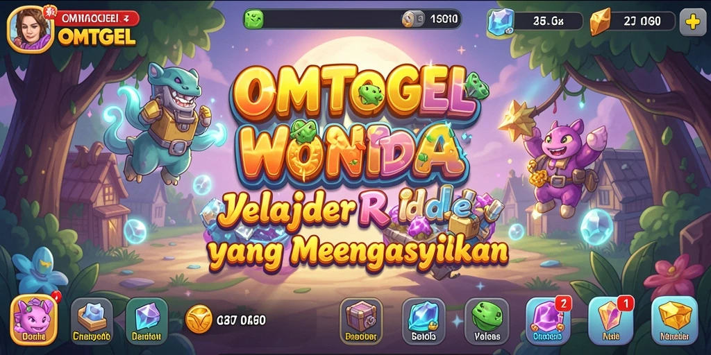 Tampilan menarik OMTOGEL saat beraksi dalam gameplay Idle.