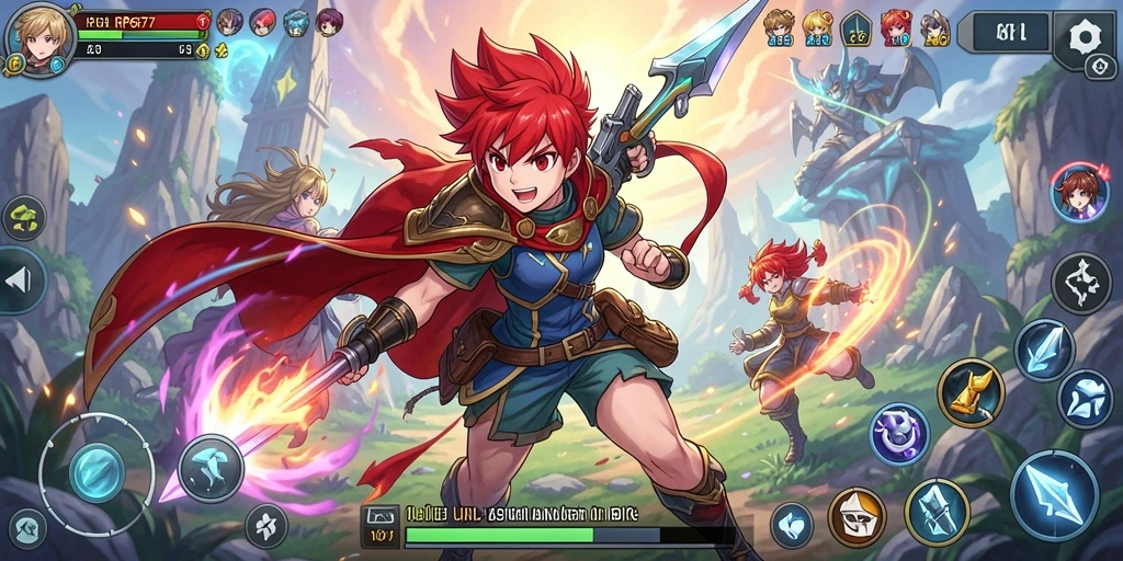 Gameplay menarik dan karakter anime yang menawan.