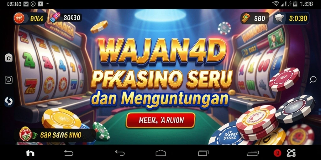 Tampilan menarik dari gameplay Kasino di WAJAN4D.